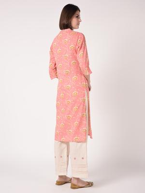 floral print kurta palazzo set - 16728283 - Standard Image - 3