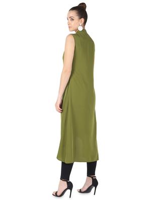 solid high-low kurta - 16728767 - Standard Image - 3