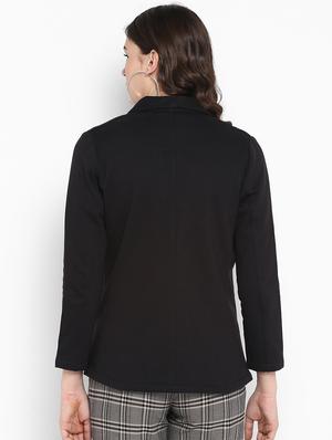 lapel neck long sleeved jacket - 16729224 - Standard Image - 3