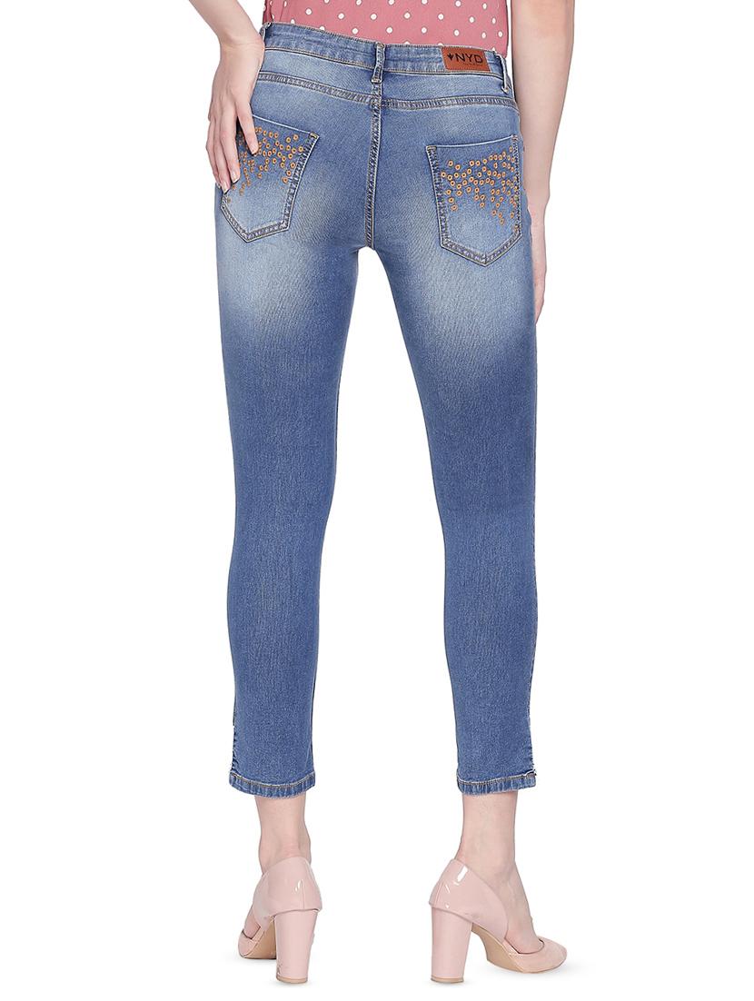 skinny fit stone washed jeans - 16729843 - Zoom Image - 3