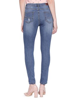 high rise distressed jeans - 16729853 - Standard Image - 3