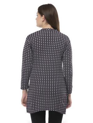 checkered woolen kurti - 16729877 - Standard Image - 3