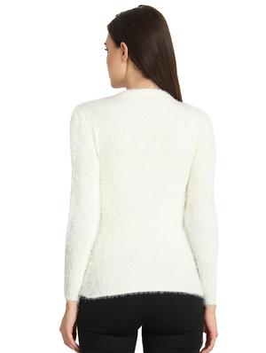 round neck embellished pullover - 16730822 - Standard Image - 3
