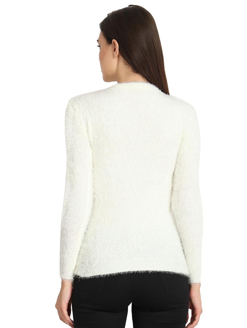 round neck embellished pullover - 16730822 - Zoom Image - 3