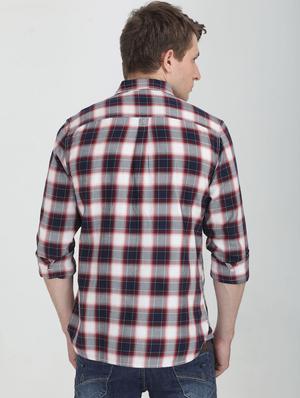 multi colored checkered casual shirt - 16731082 - Standard Image - 3