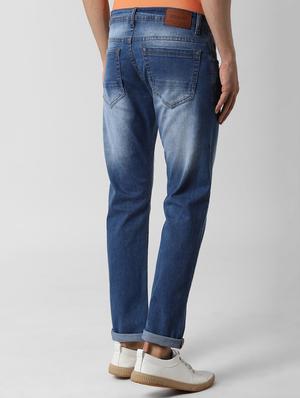 blue heavy washed denim jeans - 16731866 - Standard Image - 3