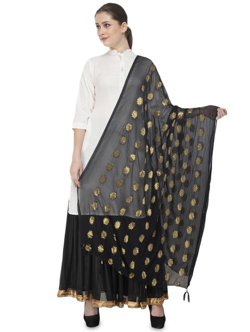 self design phulkari dupatta - 16734103 - Standard Image - 1