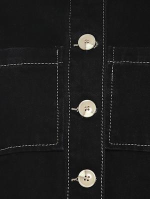 long sleeved denim jacket - 16734574 - Standard Image - 6