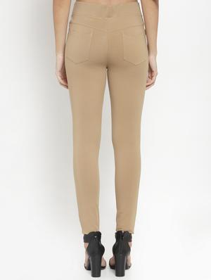 high rise solid jegging - 16734698 - Standard Image - 3