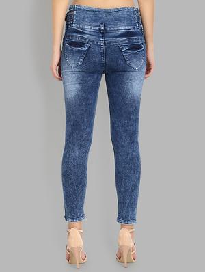 high rise button detail jean - 16737061 - Standard Image - 3