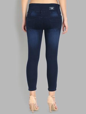 mid rise button detail jeans - 16737069 - Standard Image - 3