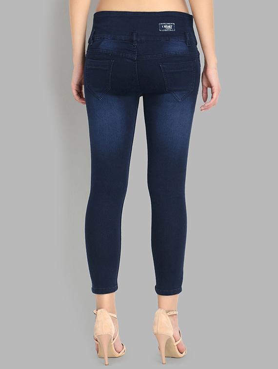 mid rise button detail jeans - 16737069 - Zoom Image - 3