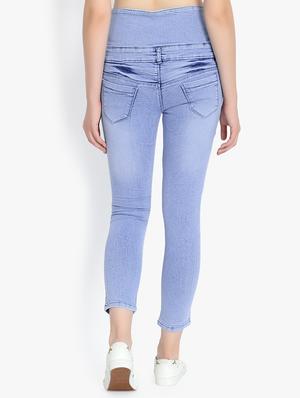 high rise distressed jeans - 16738242 - Standard Image - 3