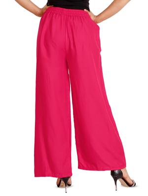 solid straight palazzo - 16739320 - Standard Image - 3