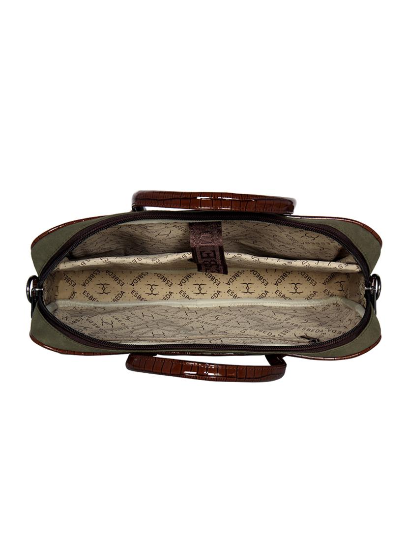 green leatherette (pu) laptop bag - 16739356 - Zoom Image - 3