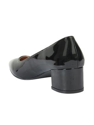 black slip on pumps - 16740102 - Standard Image - 3