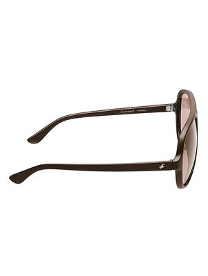 fastrack uv protected aviator men's sunglasses - (p426br2|61|brown color lens) - 16740504 - Standard Image - 3