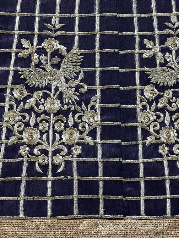 embroidered a-line lehenga - 16740815 - Zoom Image - 3