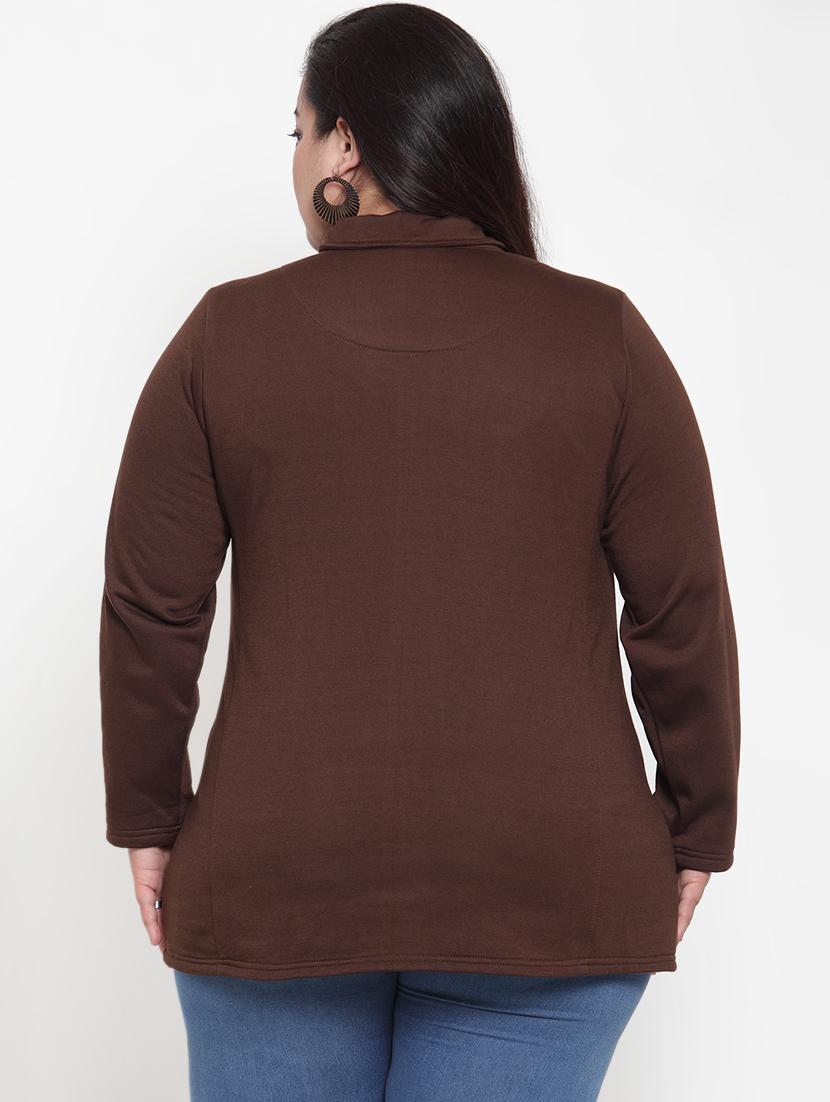 long sleeved pocket detail plus jacket - 16741112 - Zoom Image - 3