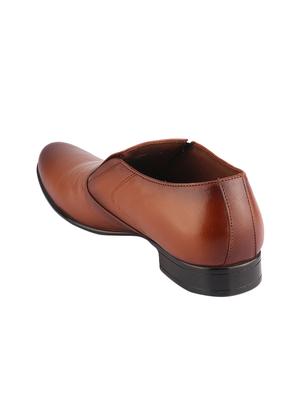 tan leather slip ons - 16741371 - Standard Image - 3