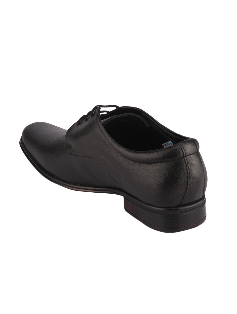 black leather lace-up derbys - 16741374 - Zoom Image - 3