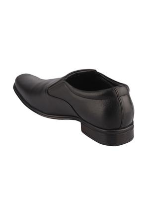 black leather slip ons - 16741375 - Standard Image - 3