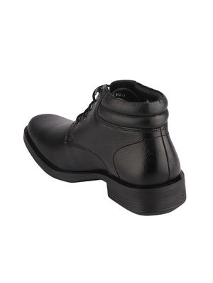 black leather lace-up derbys - 16741377 - Standard Image - 3