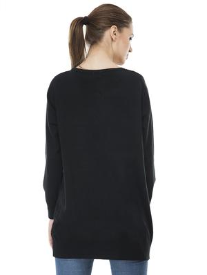 lace panel embellished wool blend cardigan - 16743470 - Standard Image - 3