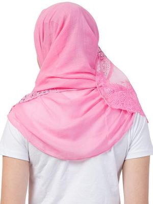 pink cotton scarf - 16743940 - Standard Image - 3