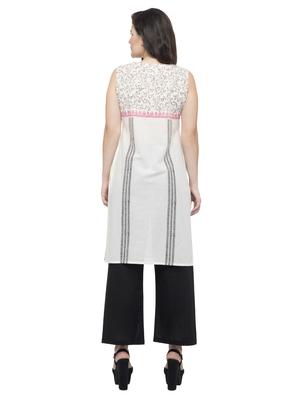 printed straight kurta - 16745050 - Standard Image - 3