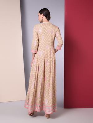 floral anarkali kurta - 16745701 - Standard Image - 3