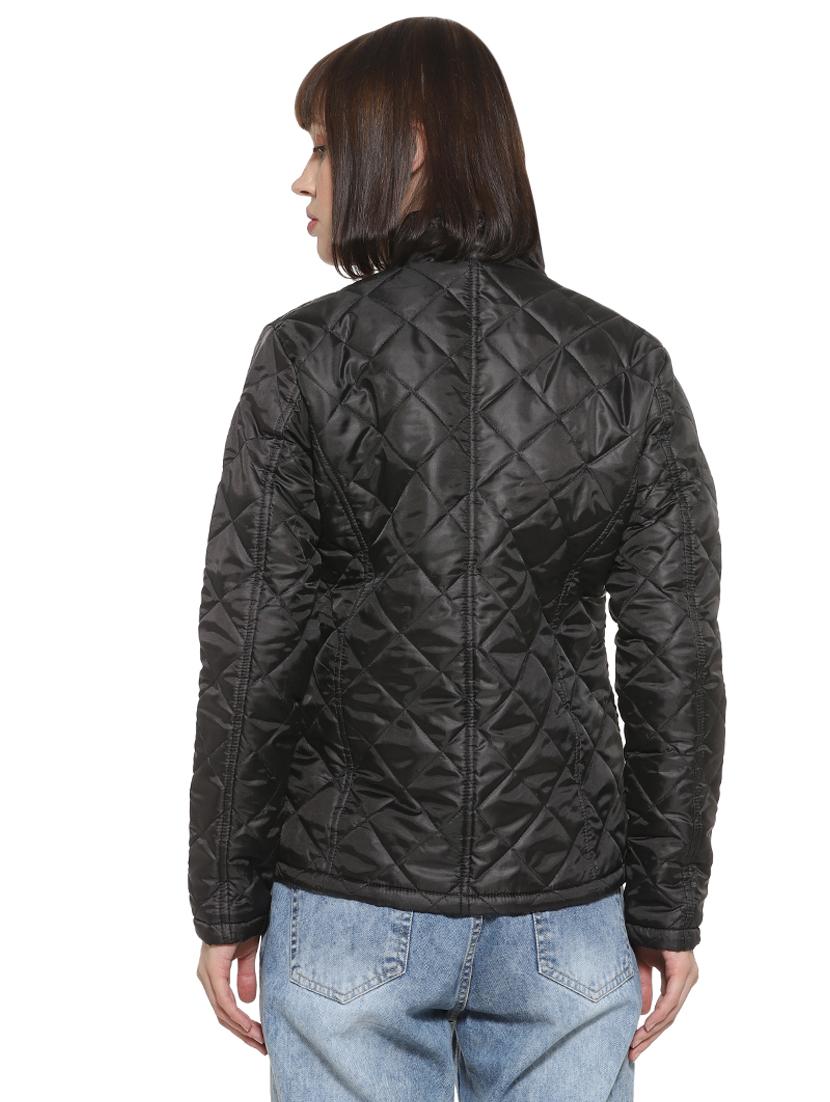 mandarin neck quilted jacket - 16746423 - Zoom Image - 3