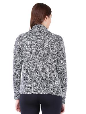 monochrome chevron blazer - 16750290 - Standard Image - 3