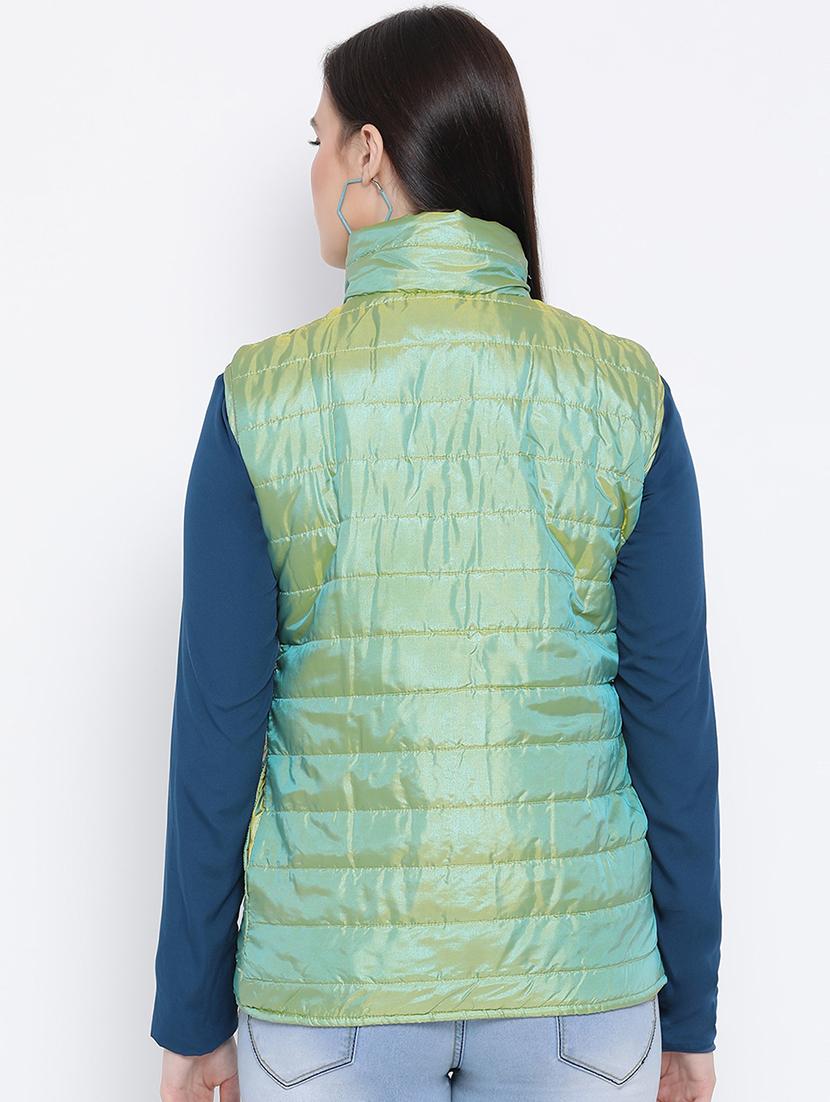 turtle neck solid jacket - 16750744 - Zoom Image - 3