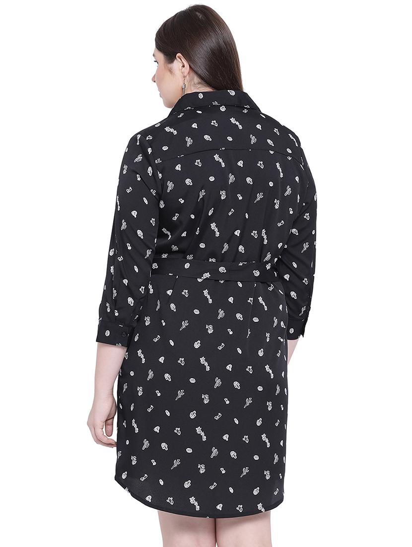 tie front quirky a-line dress - 16750810 - Zoom Image - 3