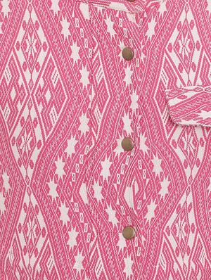 pink cotton regular jackets - 16751062 - Standard Image - 3