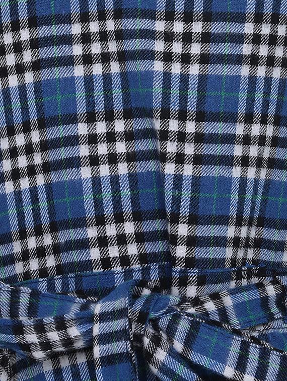 blue cotton frock - 16751063 - Zoom Image - 3