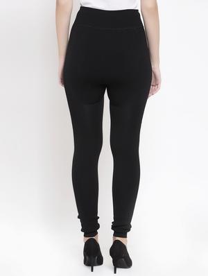 high rise solid leggings - 16751152 - Standard Image - 3