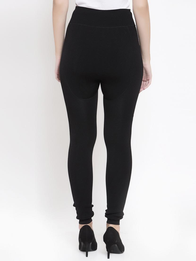 high rise solid leggings - 16751152 - Zoom Image - 3