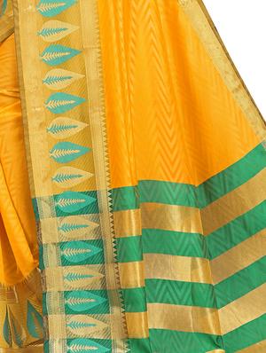 bordered kanjivaram saree with blouse - 16751296 - Standard Image - 3