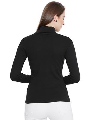 turtle neck solid top - 16752576 - Standard Image - 3