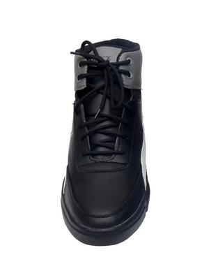 black synthetic lace up shoes - 16752689 - Standard Image - 3