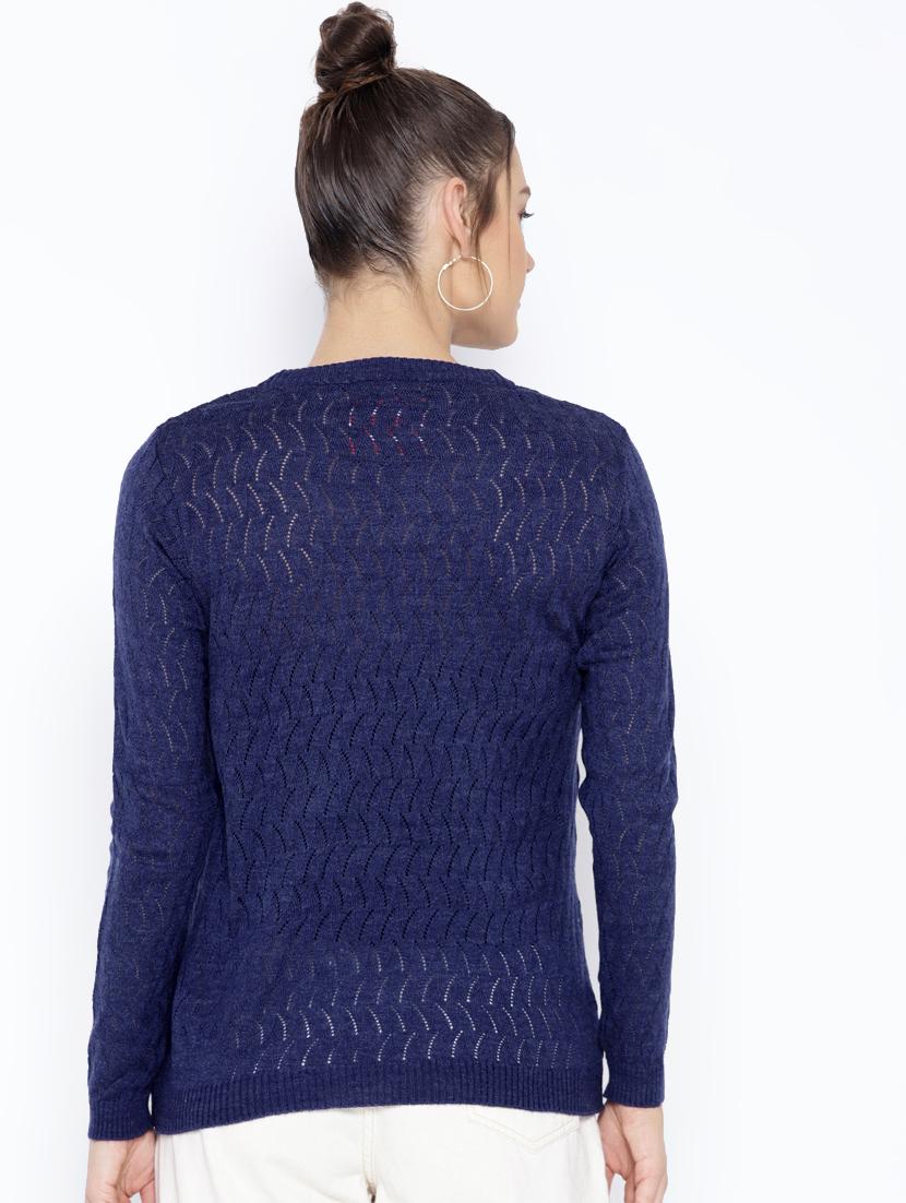 crew neck solid pullover - 16752943 - Zoom Image - 3