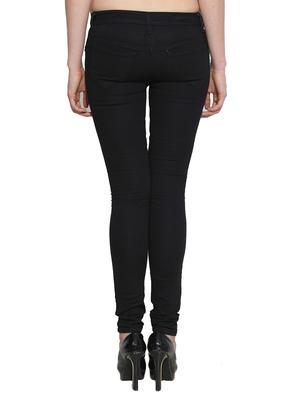 mid rise solid jeans - 16753533 - Standard Image - 3