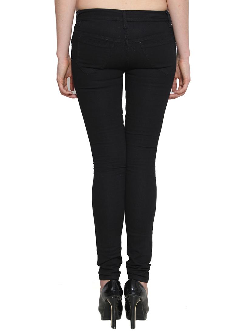 mid rise solid jeans - 16753533 - Zoom Image - 3