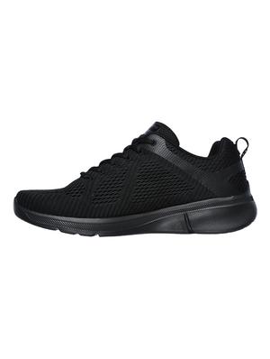 black mesh lace up sport shoes - 16754031 - Standard Image - 3