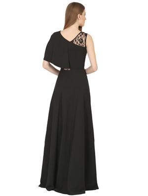 mesh panel cut out detail maxi dress - 16755913 - Standard Image - 3