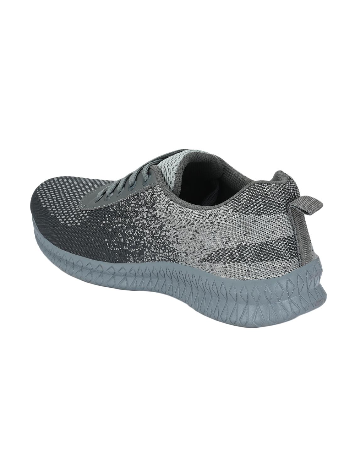 grey fabric lace up sport shoes - 16756567 - Zoom Image - 3