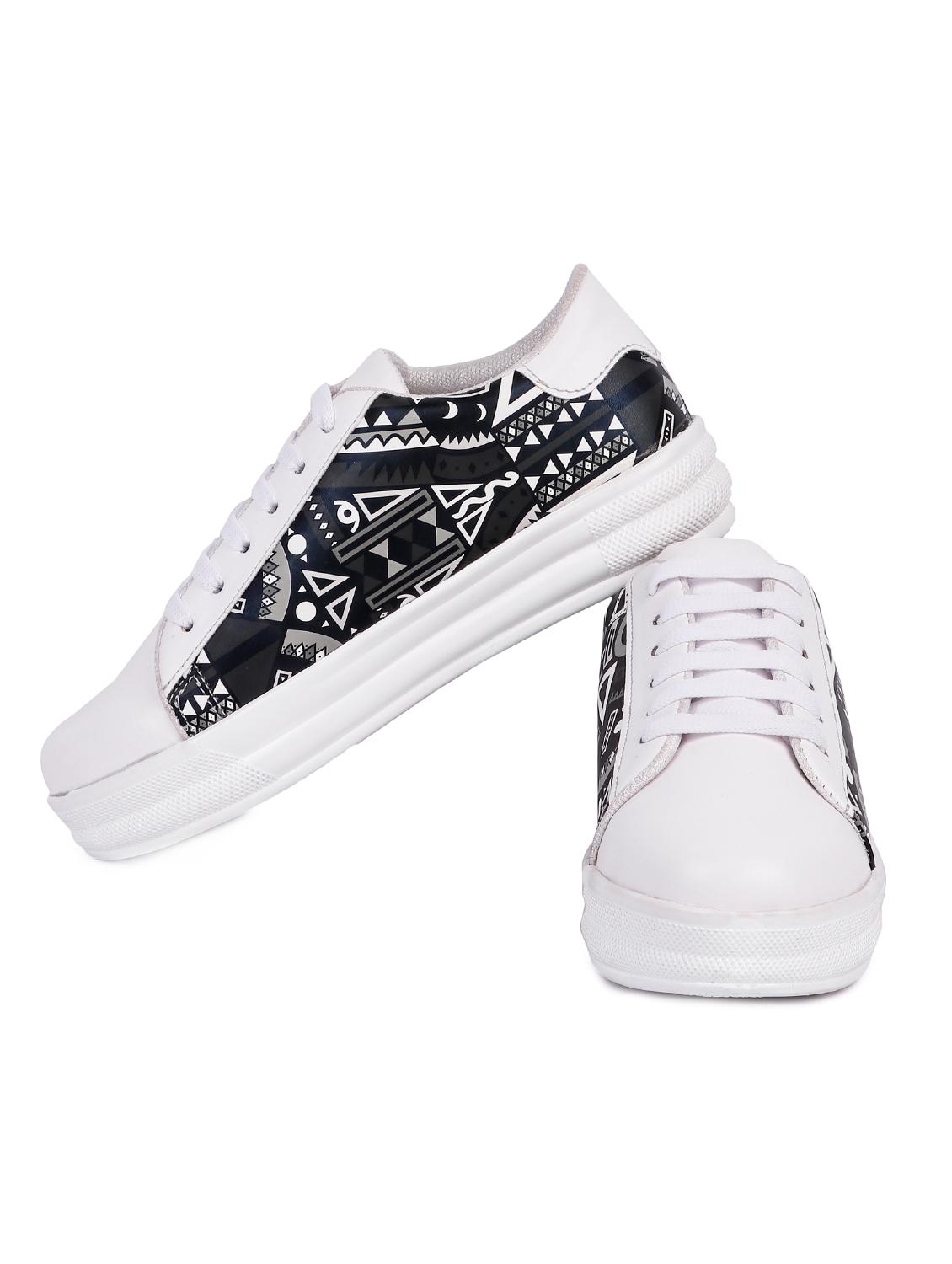 black lace-up sneakers - 16757108 - Zoom Image - 3