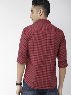 red checkered casual shirt - 16759935 - Standard Image - 3